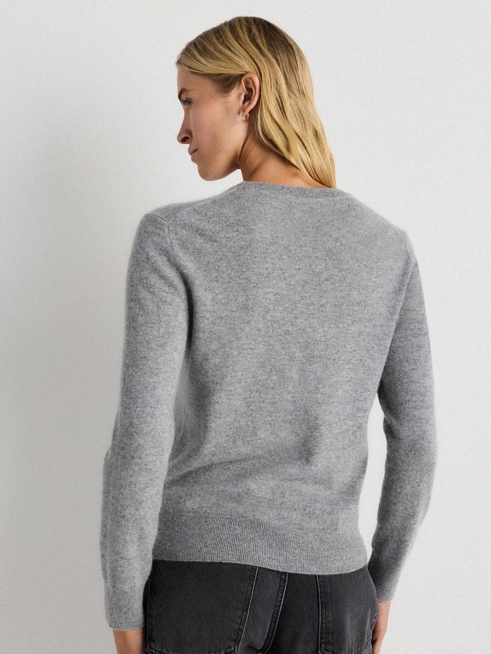 Quince Mongolian Cashmere Crewneck Sweater - S - Picture 2 of 6